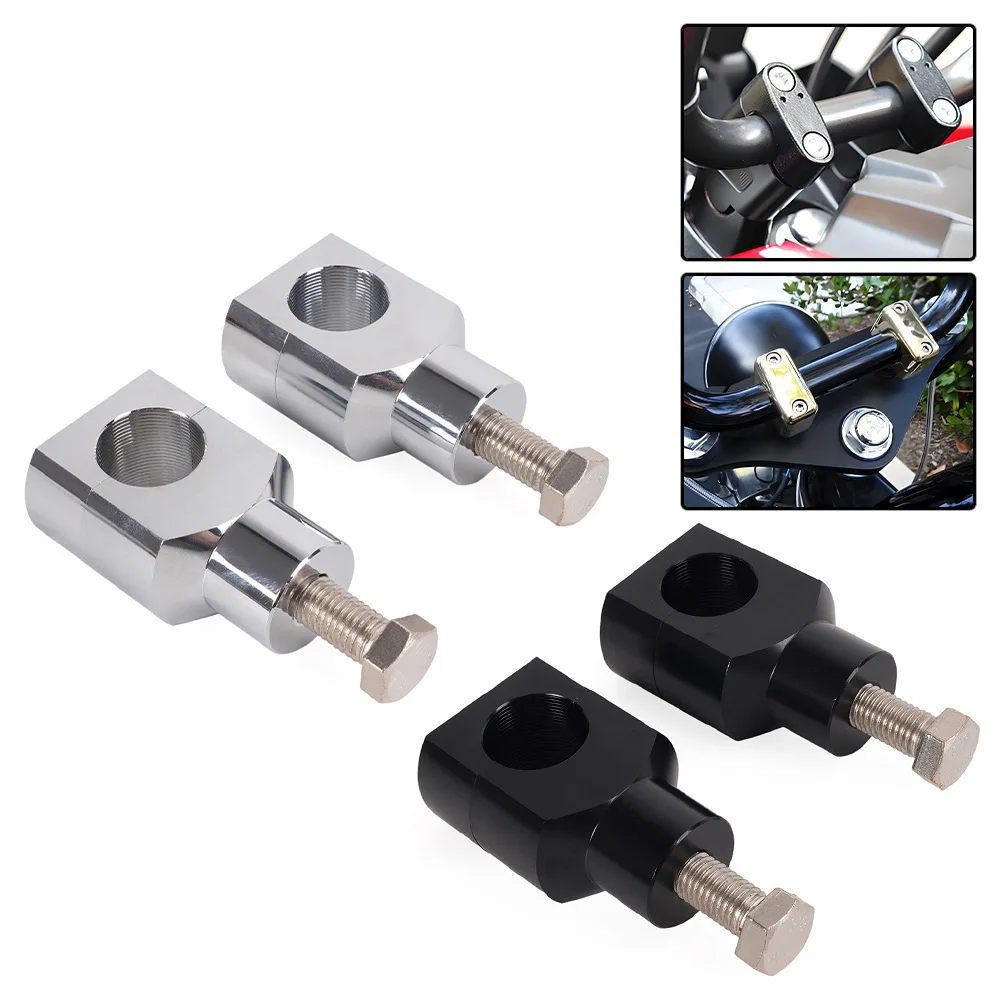 Universal CNC Aluminum Handle Bar Risers 25mm