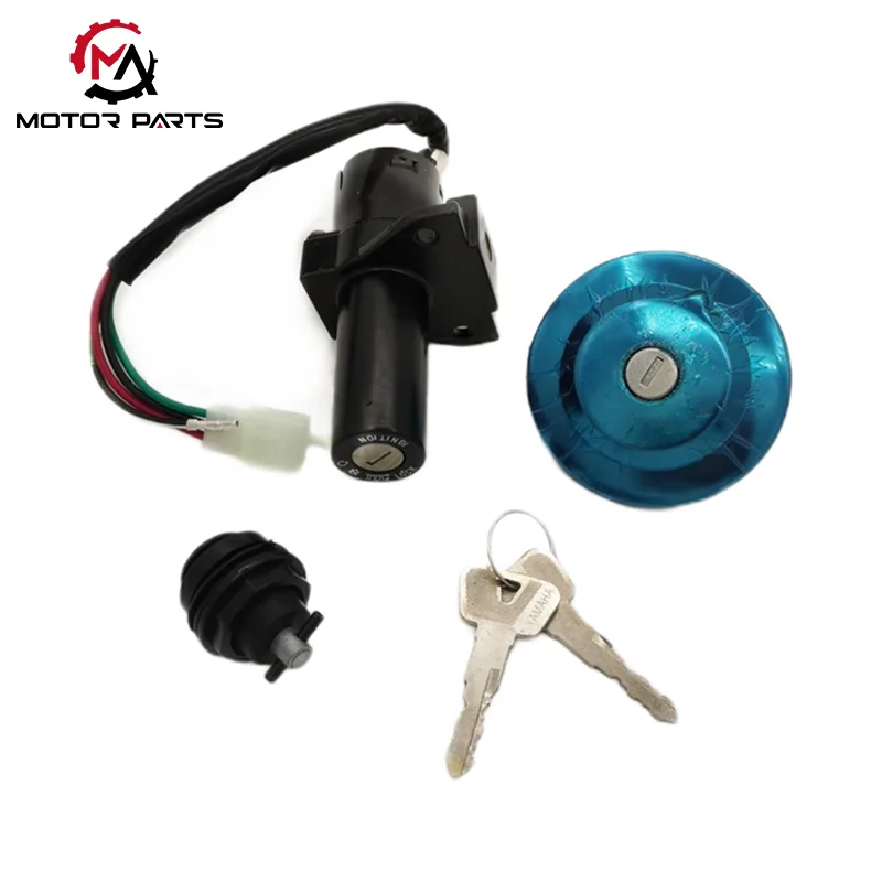 YAMAHA YBR125 TTR125 moottoripyörän sytytyskytkin polttoainesäiliön korkin lukko